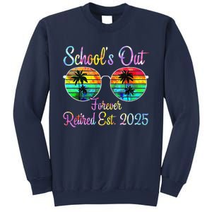 Retired Teacher Class Of 2025 Retirement School Sweatshirt