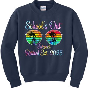 Retired Teacher Class Of 2025 Retirement School Kids Sweatshirt