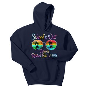 Retired Teacher Class Of 2025 Retirement School Kids Hoodie