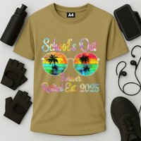 Retired Teacher Class Of 2025 Retirement School Cooling Performance Crew T-Shirt