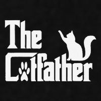Retro The Cat Father Cat Lover Cat Dad Best Cat Meme Ladies PosiCharge Tri-Blend Wicking Tank