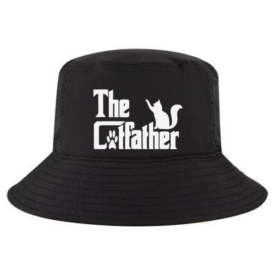 Retro The Cat Father Cat Lover Cat Dad Best Cat Meme Cool Comfort Performance Bucket Hat