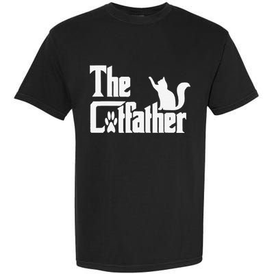 Retro The Cat Father Cat Lover Cat Dad Best Cat Meme Garment-Dyed Heavyweight T-Shirt