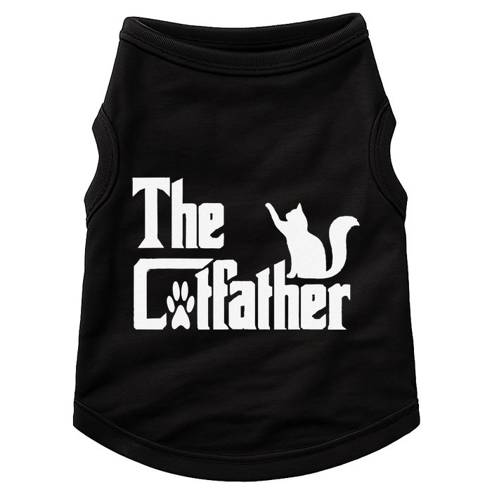 Retro The Cat Father Cat Lover Cat Dad Best Cat Meme Doggie Tank