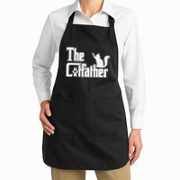 Retro The Cat Father Cat Lover Cat Dad Best Cat Meme Apron