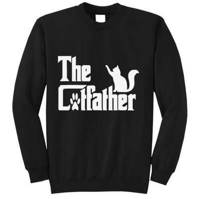 Retro The Cat Father Cat Lover Cat Dad Best Cat Meme Sweatshirt