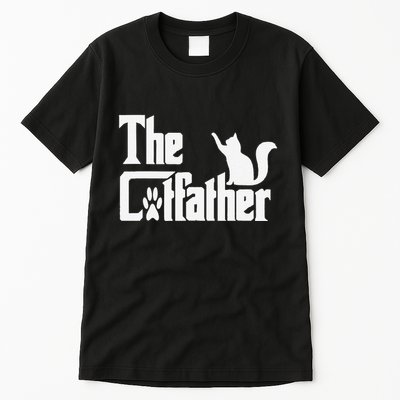 Retro The Cat Father Cat Lover Cat Dad Best Cat Meme Tall T-Shirt