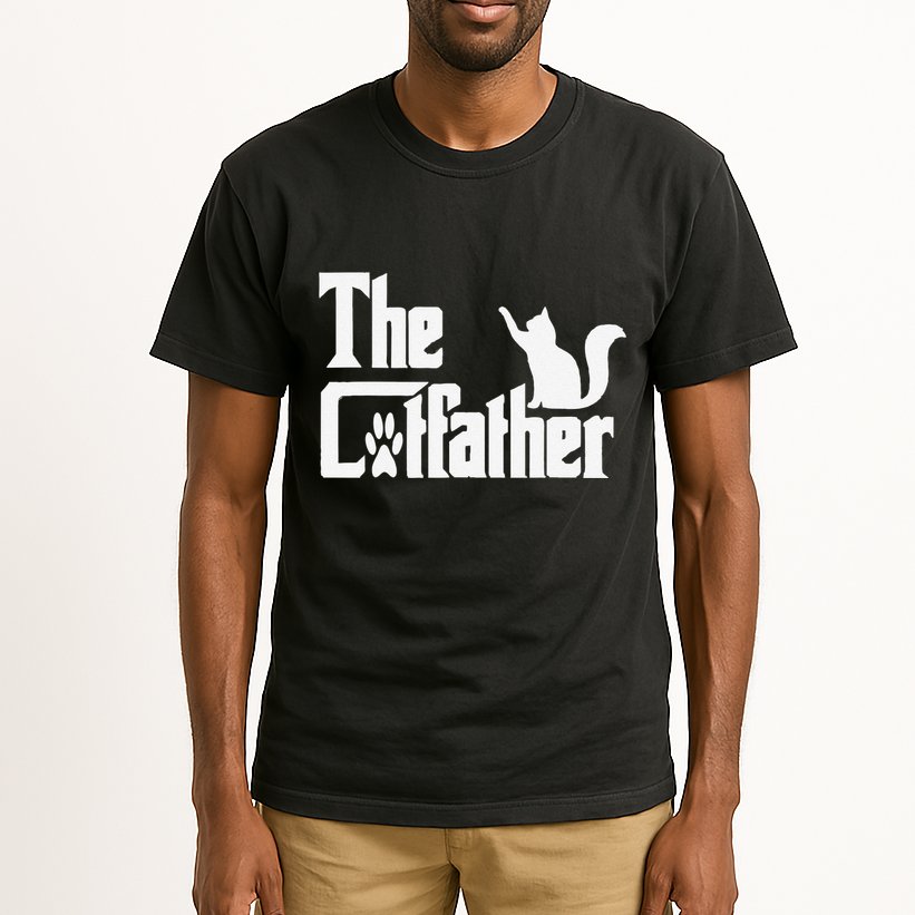 Retro The Cat Father Cat Lover Cat Dad Best Cat Meme Tall T-Shirt