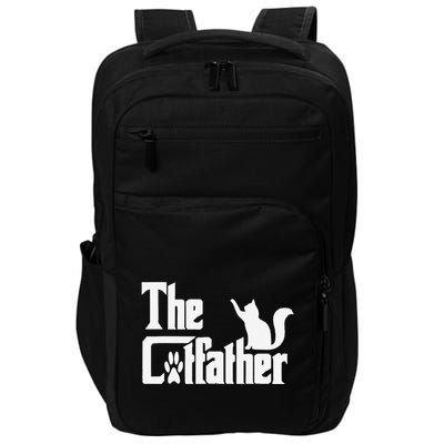Retro The Cat Father Cat Lover Cat Dad Best Cat Meme Impact Tech Backpack