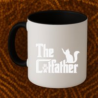 Retro The Cat Father Cat Lover Cat Dad Best Cat Meme Mug
