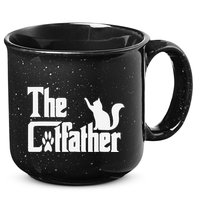 Retro The Cat Father Cat Lover Cat Dad Best Cat Meme 15oz Campfire Ceramic Mug