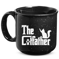 Retro The Cat Father Cat Lover Cat Dad Best Cat Meme 15oz Campfire Ceramic Mug