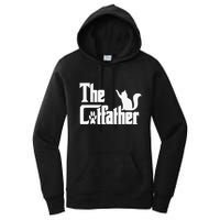 Retro The Cat Father Cat Lover Cat Dad Best Cat Meme Women's Pullover Hoodie