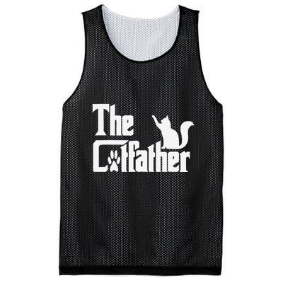 Retro The Cat Father Cat Lover Cat Dad Best Cat Meme Mesh Reversible Basketball Jersey Tank