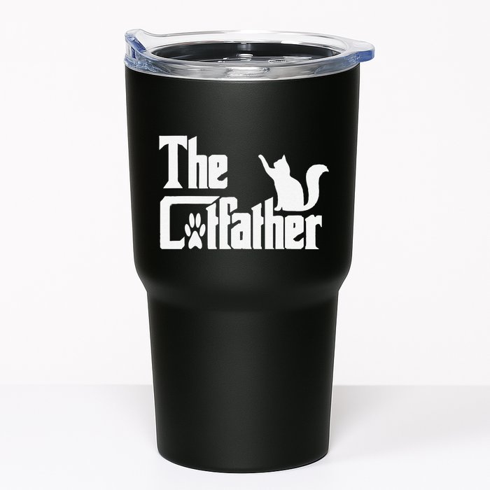 Retro The Cat Father Cat Lover Cat Dad Best Cat Meme Tumbler