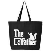 Retro The Cat Father Cat Lover Cat Dad Best Cat Meme 25L Jumbo Tote