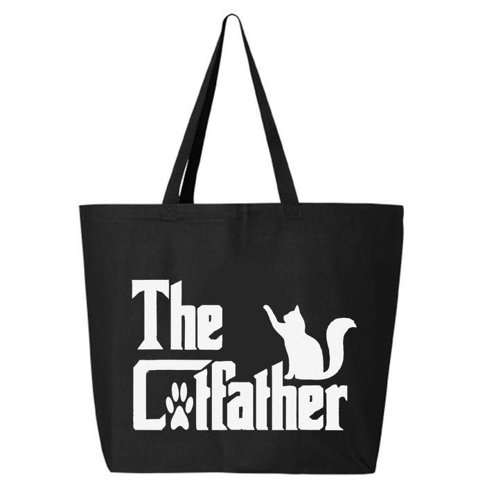 Retro The Cat Father Cat Lover Cat Dad Best Cat Meme 25L Jumbo Tote