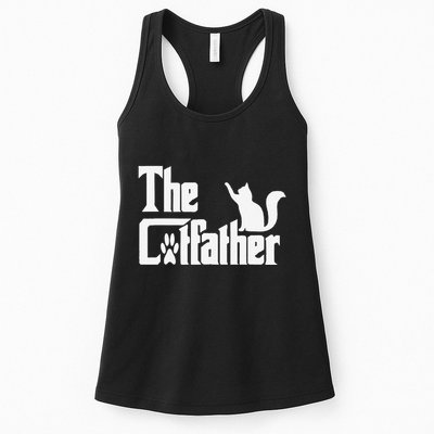 Retro The Cat Father Cat Lover Cat Dad Best Cat Meme Womens Tank Top