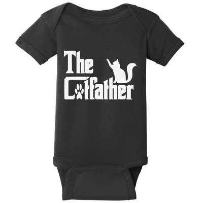 Retro The Cat Father Cat Lover Cat Dad Best Cat Meme Baby Bodysuit
