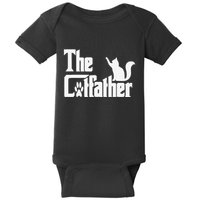 Retro The Cat Father Cat Lover Cat Dad Best Cat Meme Baby Bodysuit