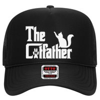 Retro The Cat Father Cat Lover Cat Dad Best Cat Meme Trucker Hat