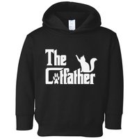 Retro The Cat Father Cat Lover Cat Dad Best Cat Meme Toddler Hoodie