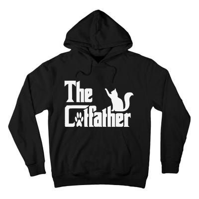 Retro The Cat Father Cat Lover Cat Dad Best Cat Meme Tall Hoodie