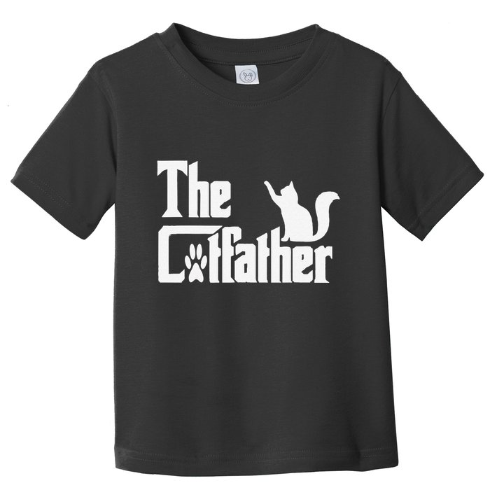 Retro The Cat Father Cat Lover Cat Dad Best Cat Meme Toddler T-Shirt