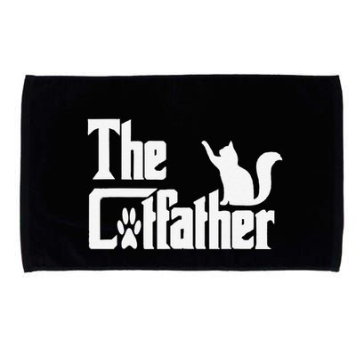 Retro The Cat Father Cat Lover Cat Dad Best Cat Meme Microfiber Hand Towel