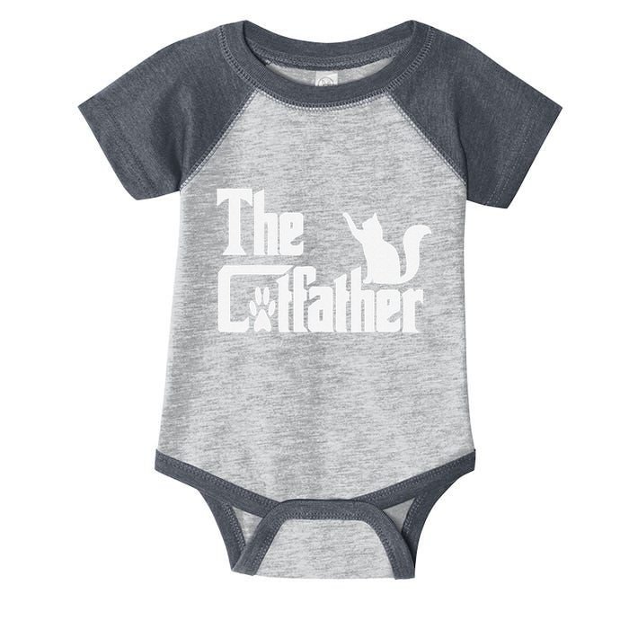 Retro The Cat Father Cat Lover Cat Dad Best Cat Meme Infant Baby Jersey Bodysuit