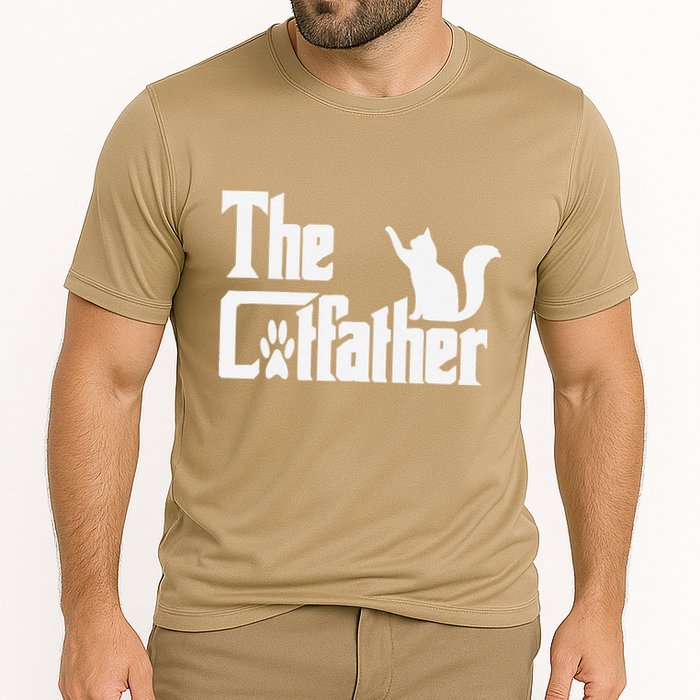 Retro The Cat Father Cat Lover Cat Dad Best Cat Meme Performance Shirt