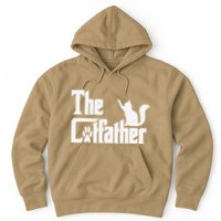 Retro The Cat Father Cat Lover Cat Dad Best Cat Meme Hoodie