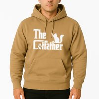 Retro The Cat Father Cat Lover Cat Dad Best Cat Meme Hoodie