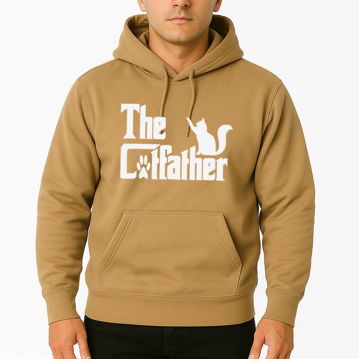 Retro The Cat Father Cat Lover Cat Dad Best Cat Meme Hoodie