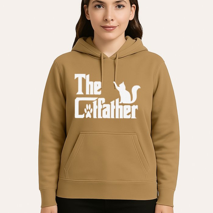 Retro The Cat Father Cat Lover Cat Dad Best Cat Meme Hoodie