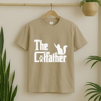 Retro The Cat Father Cat Lover Cat Dad Best Cat Meme T-Shirt