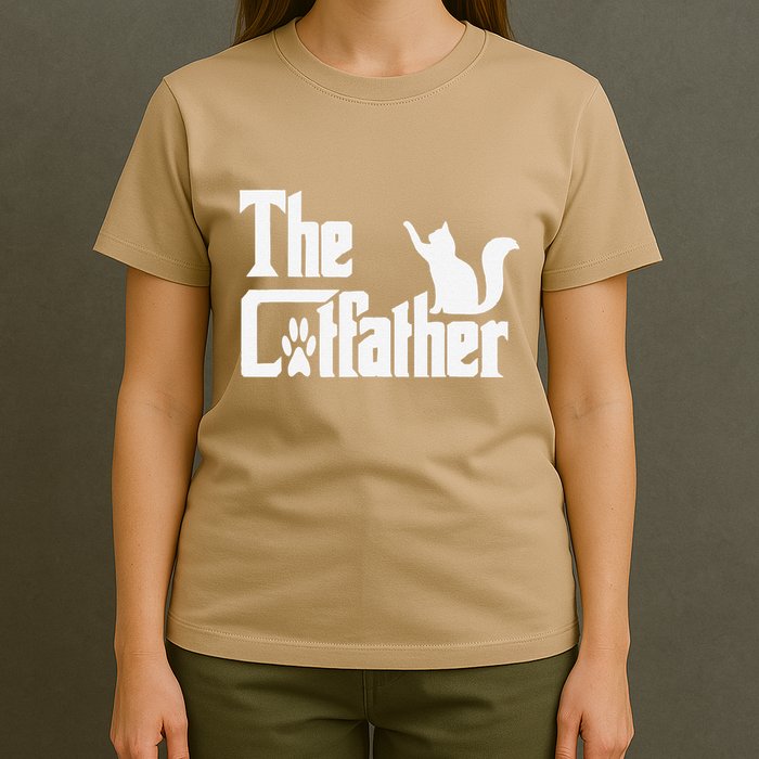 Retro The Cat Father Cat Lover Cat Dad Best Cat Meme T-Shirt
