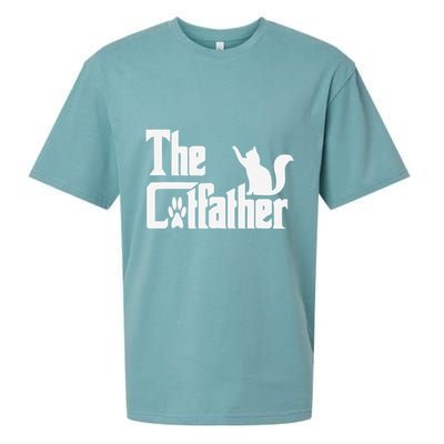 Retro The Cat Father Cat Lover Cat Dad Best Cat Meme Sueded Cloud Jersey T-Shirt