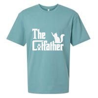 Retro The Cat Father Cat Lover Cat Dad Best Cat Meme Sueded Cloud Jersey T-Shirt