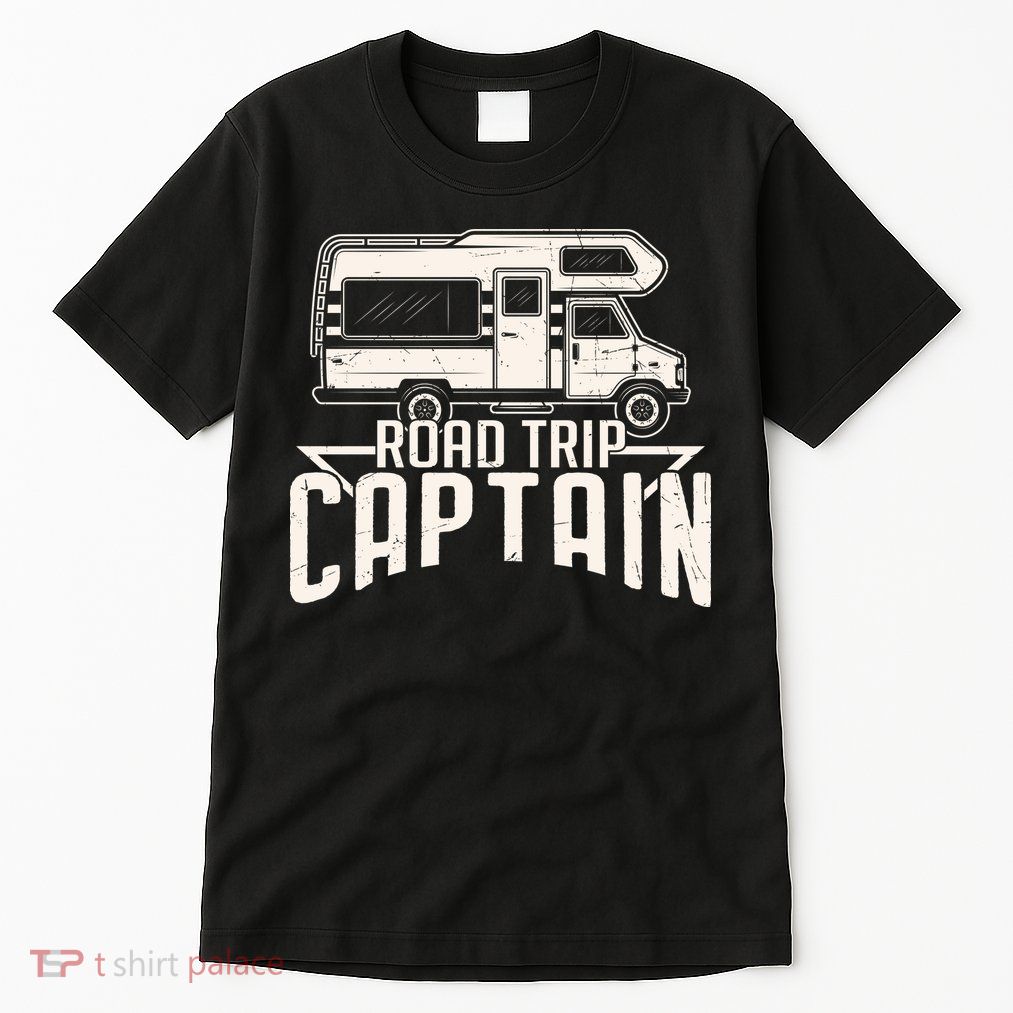Road Trip Captain RV Summer Tall T-Shirt