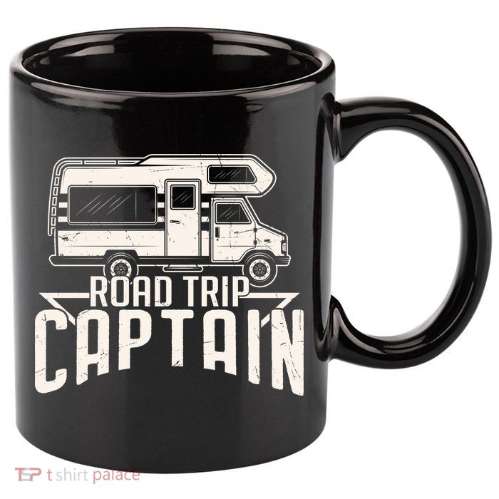 Road Trip Captain RV Summer 11oz C Handle Ceramic Mug