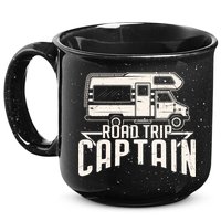 Road Trip Captain RV Summer 15oz Campfire Ceramic Mug