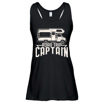 Road Trip Captain RV Summer Ladies Essential Flowy Tank
