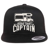 Road Trip Captain RV Summer Flat Bill Trucker Hat
