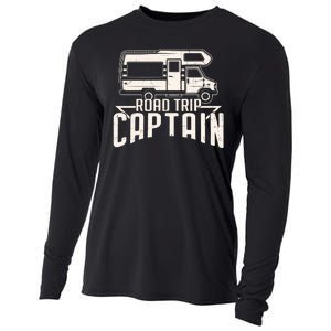 Road Trip Captain RV Summer Cooling Performance Long Sleeve Crew