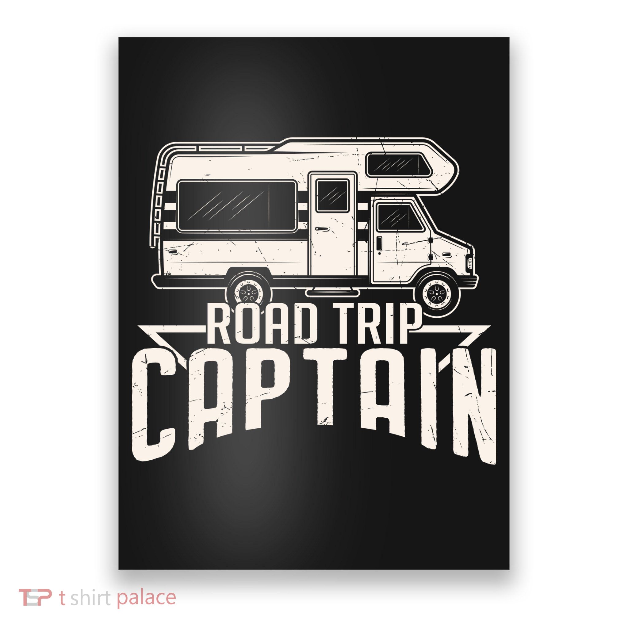Road Trip Captain RV Summer Poster