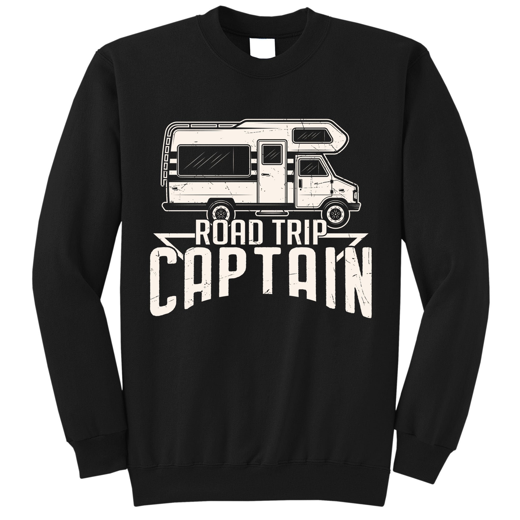 Road Trip Captain RV Summer Tall Sweatshirt