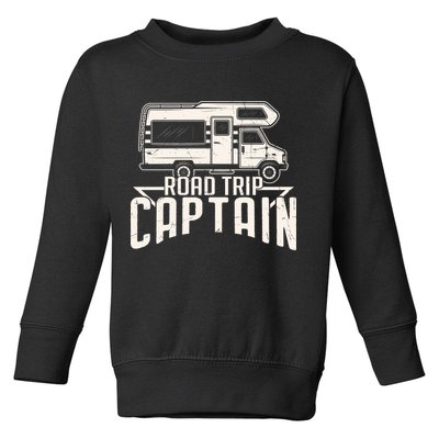 Road Trip Captain RV Summer Toddler Sweatshirt