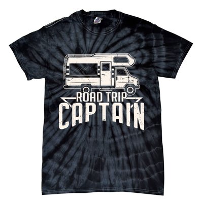 Road Trip Captain RV Summer Tie-Dye T-Shirt