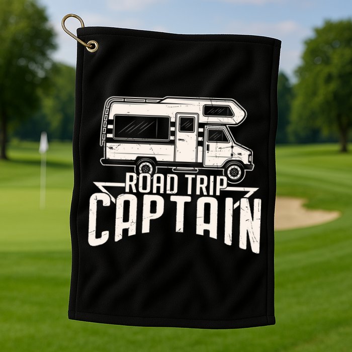 Road Trip Captain RV Summer Golf Towel